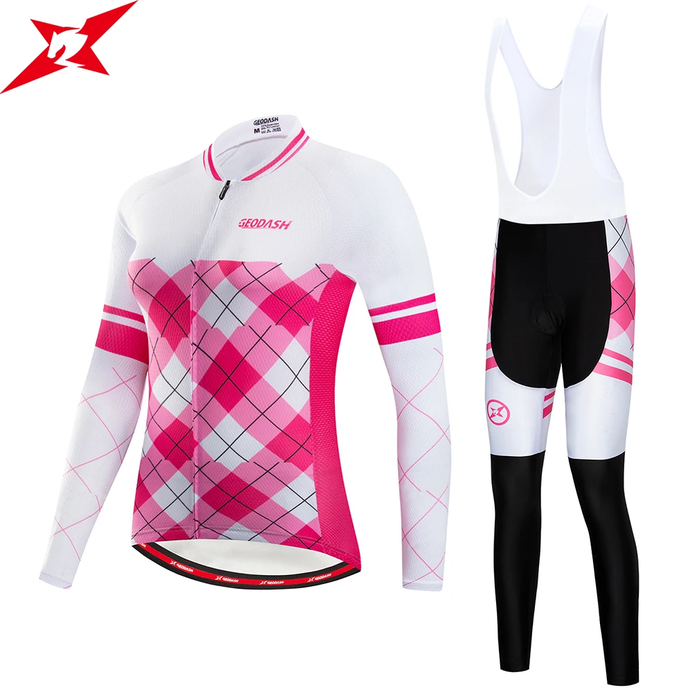 New Arrival Women Cycling Jersey Bib High Quality Conjunto Ciclismo GEL Pad Breathable Quick Dry G116
New Arrival Women Cycling Jersey Bib High Quality Conjunto Ciclismo GEL Pad Breathable Quick Dry G116