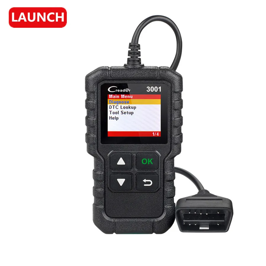 Launch Creader 3001 CR3001 Full OBD2/EOBD Code Reader Scanner Support Cr3001 Same as Al419
Launch Creader 3001 CR3001 Full OBD2/EOBD Code Reader Scanner Support Cr3001 Same as Al419