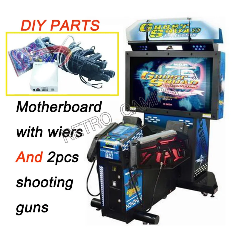 SEGA Amusement Equipment Ghost Squad Gun Shooting Game motherboard with wires and 2 guns for Arcade Simulator Game Machine
SEGA Amusement Equipment Ghost Squad Gun Shooting Game motherboard with wires and 2 guns for Arcade Simulator Game Machine