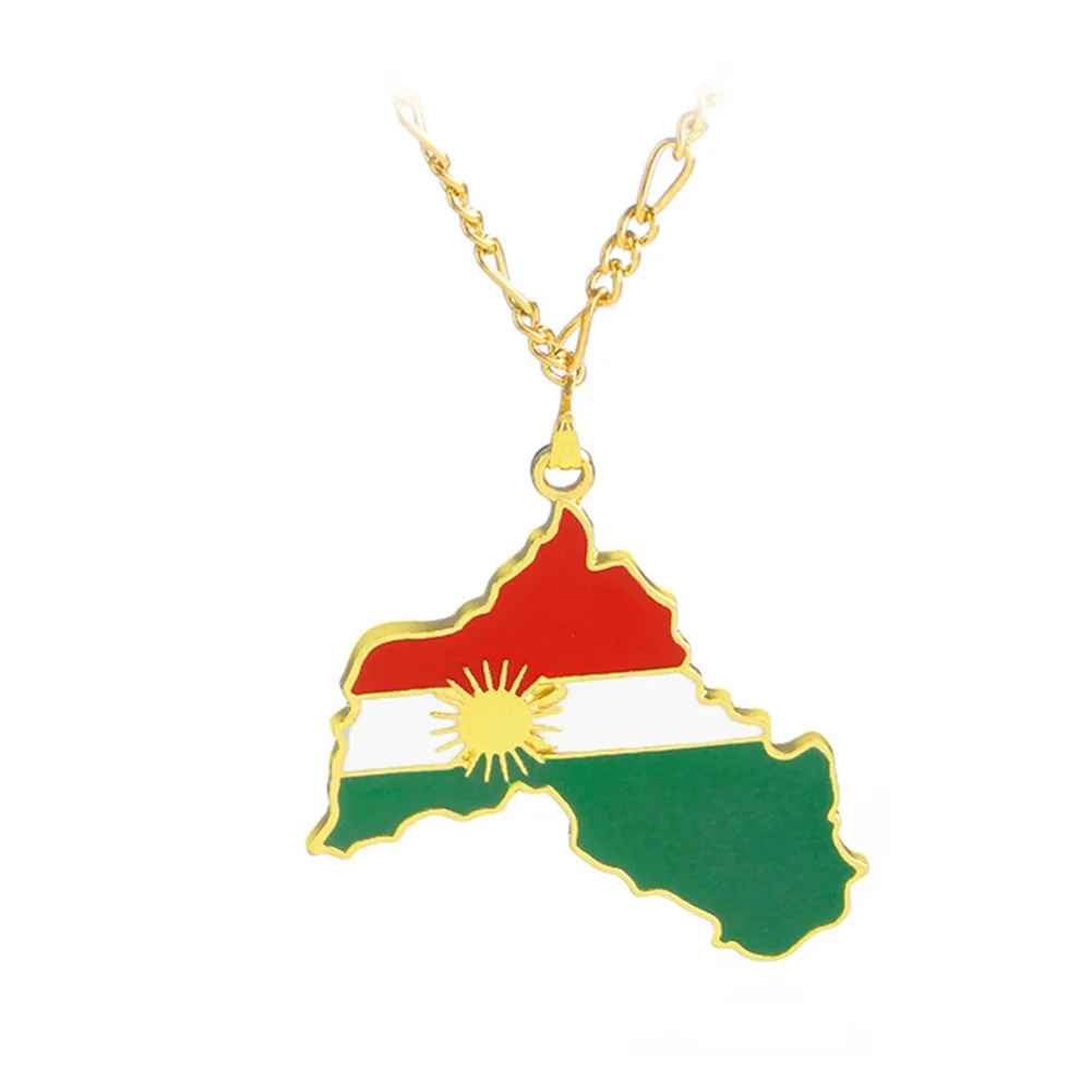 2018 Kurdistan Region Map Pendant Necklaces Chain National Flag of Kurdish Jewelry For Women Men
2018 Kurdistan Region Map Pendant Necklaces Chain National Flag of Kurdish Jewelry For Women Men