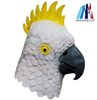 Realistic Halloween Mask Animal Bird Head Parrot Latex Mask Gold White Fancy Dress
Realistic Halloween Mask Animal Bird Head Parrot Latex Mask Gold White Fancy Dress