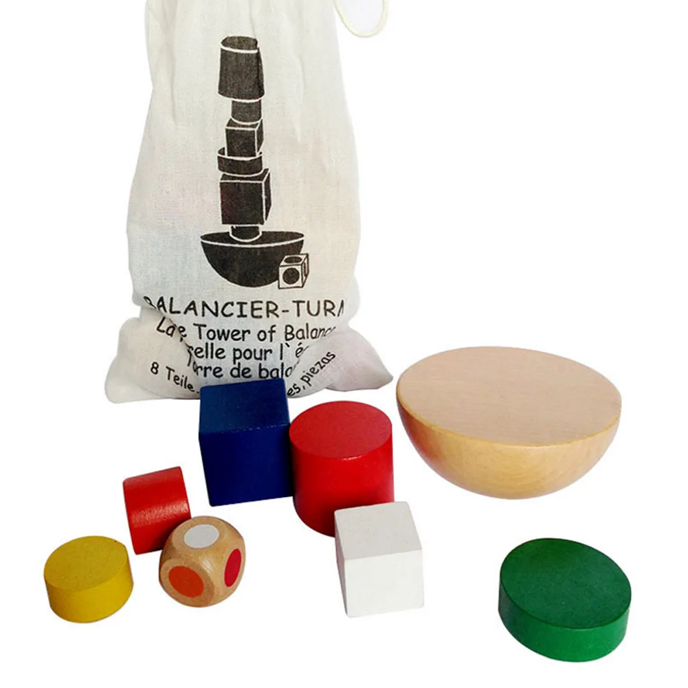 New Wooden Hemisphere Balance Stacking Game Educational Building Blocks Kids Developmental Toy For Children
New Wooden Hemisphere Balance Stacking Game Educational Building Blocks Kids Developmental Toy For Children