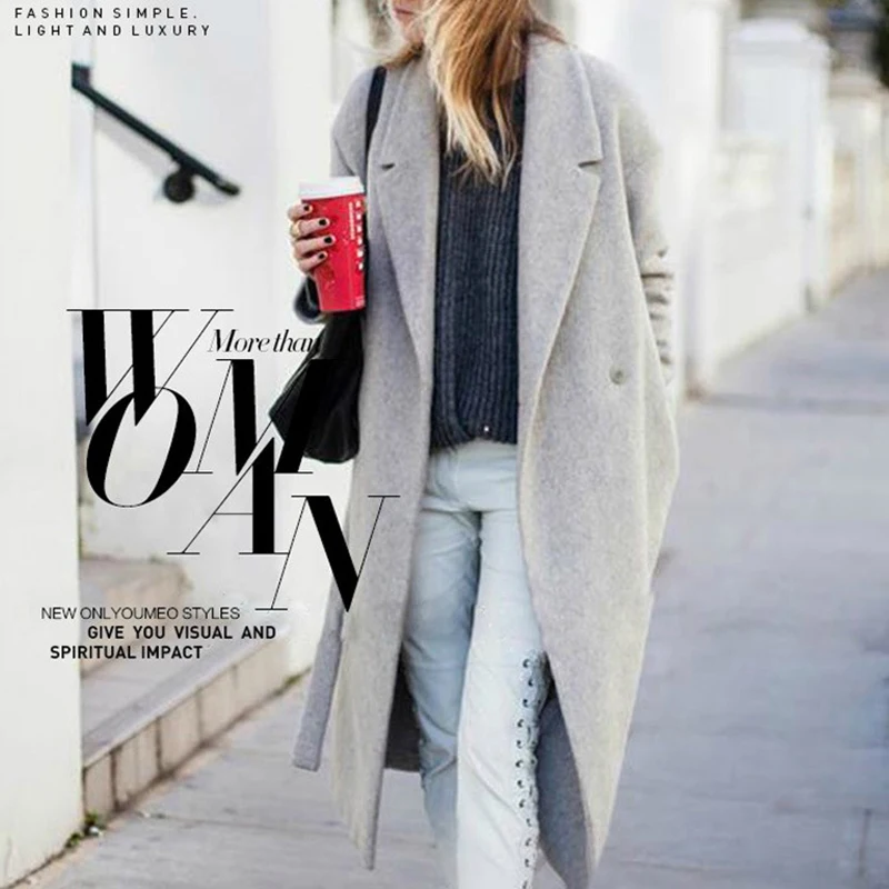 2018 Fall Winter Women Simple Cashmere look Maxi Long Robe Belted Coat Female Woolen Outerwear manteau femme abrigos mujer C72
2018 Fall Winter Women Simple Cashmere look Maxi Long Robe Belted Coat Female Woolen Outerwear manteau femme abrigos mujer C72