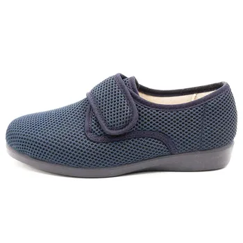 Woman Slipper Street DOCTOR CUTILLAS in weaving Lycra Navy blue color, SPECIAL closing Velcro-WIDTH-10201-1122 
Woman Slipper Street DOCTOR CUTILLAS in weaving Lycra Navy blue color, SPECIAL closing Velcro-WIDTH-10201-1122