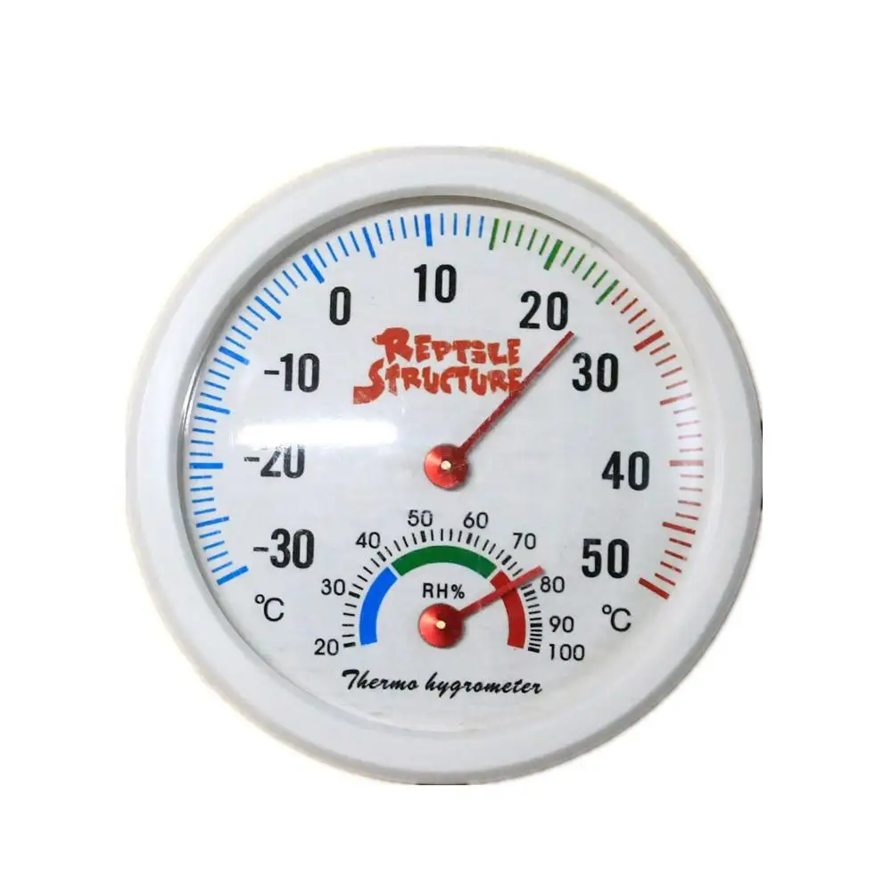 Economy Analog Dual mechanical Thermometer and Hygrometer for Reptile Habitat inner climbing cage acrylic box
Economy Analog Dual mechanical Thermometer and Hygrometer for Reptile Habitat inner climbing cage acrylic box