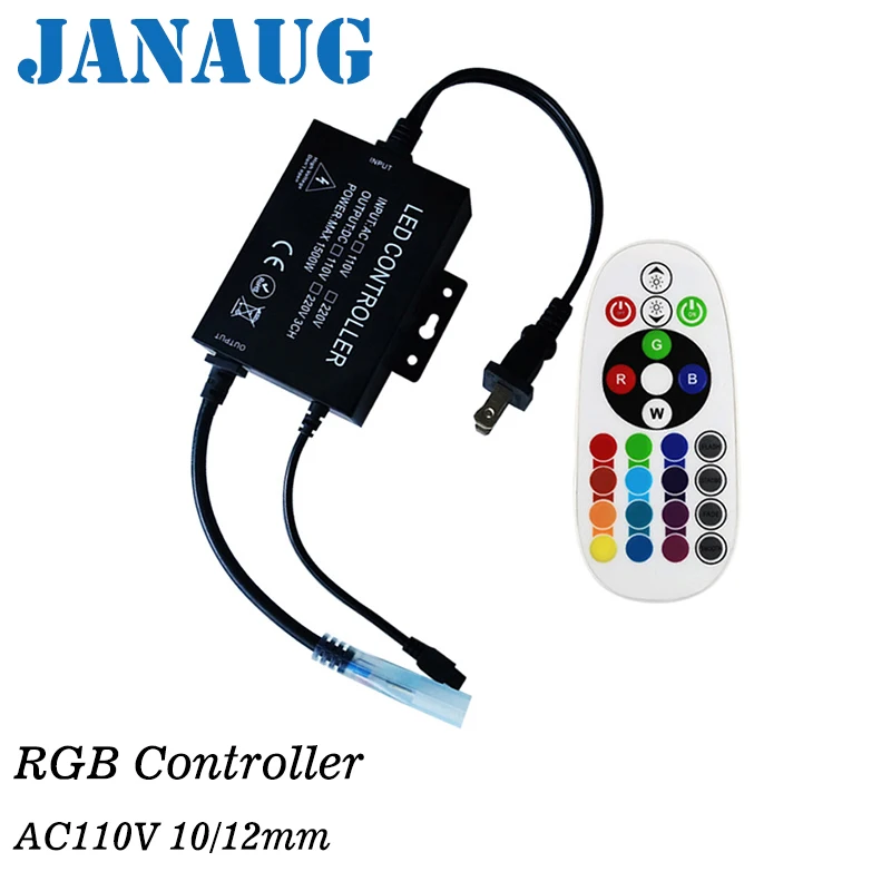24 key IR remote RGB Controller US/EU Plug with 10mm/12mm 4pin connector direct for 1-30M AC220V/110V 5050 RGB LED Strip Lights
24 key IR remote RGB Controller US/EU Plug with 10mm/12mm 4pin connector direct for 1-30M AC220V/110V 5050 RGB LED Strip Lights