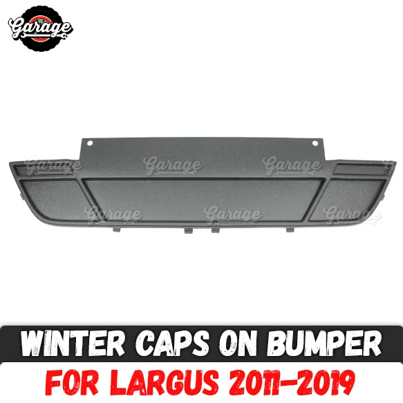 

Winter cap for Lada Largus 2011-2019 on bumper ABS plastic accessories covers protective exterior molding car styling tuning