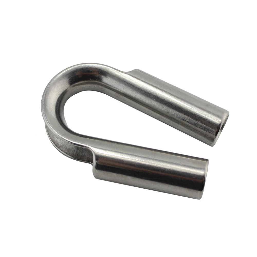 Stainless Steel Tube Thimble For Winch Wire Rope Rigging Hardware for Cable of 6MM 8MM 10MM 12MM 15MM
Stainless Steel Tube Thimble For Winch Wire Rope Rigging Hardware for Cable of 6MM 8MM 10MM 12MM 15MM