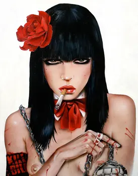 High quality Oil painting Canvas Reproductions GoGo Yubari by Brian M.Viveros Painting hand painted
High quality Oil painting Canvas Reproductions GoGo Yubari by Brian M.Viveros Painting hand painted