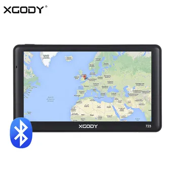 

XGODY 7" GPS Navigator Capacitive Touch Screen 256MB 8GB Truck GPS Navigation Sat Nav Rear View Camera Russia Navitel Europe Map