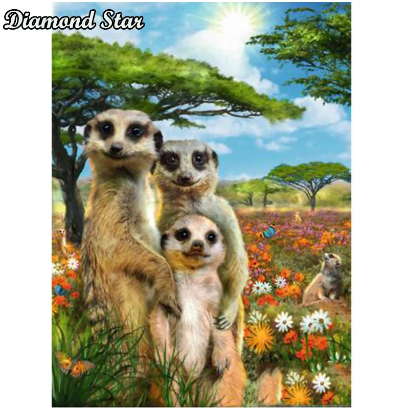 Full Square drill Diamond 5D DIY Diamond Painting Meerkat family Embroidery Cross Stitch Rhinestone Mosaic Painting Decor
Full Square drill Diamond 5D DIY Diamond Painting Meerkat family Embroidery Cross Stitch Rhinestone Mosaic Painting Decor