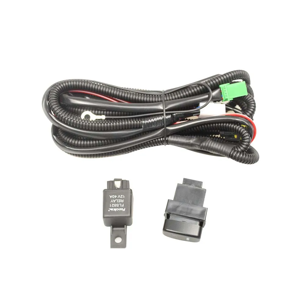 1 Set of Wiring Harness Sockets Wire + Switch with LED indicators Relay Cable for Fog Light Lamp for Mitsubishi
1 Set of Wiring Harness Sockets Wire + Switch with LED indicators Relay Cable for Fog Light Lamp for Mitsubishi