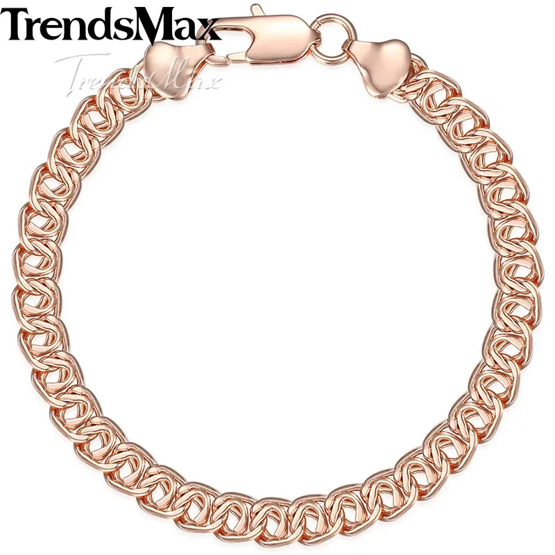 Trendsmax Women's Bracelet 585 Rose Gold Filled Snail Chain Jewelry for Women Men 7mm 18cm 20cm 23cm GB293A
Trendsmax Women's Bracelet 585 Rose Gold Filled Snail Chain Jewelry for Women Men 7mm 18cm 20cm 23cm GB293A