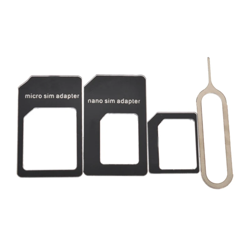 Nano-Sim Card Adapters + Micro Sim Adapter + Standard Card +Eject Pin Key For iPhone For Samsung Smartphones Sim Cards Adapters
Nano-Sim Card Adapters + Micro Sim Adapter + Standard Card +Eject Pin Key For iPhone For Samsung Smartphones Sim Cards Adapters