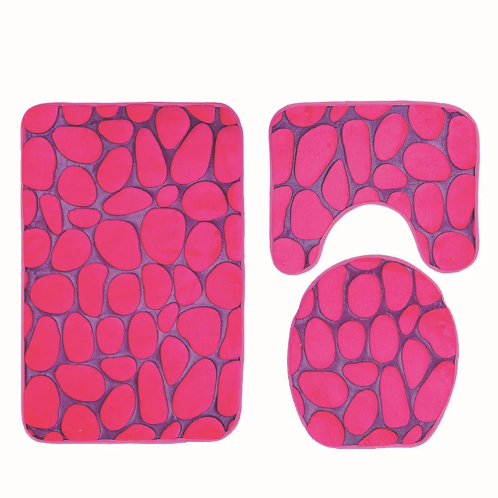 Non-slip Absorbent Washable Bathroom Mats Set Toilet Carpet Shower Room Rugs Closestool Pedestal Pan Black Carpet Lid Cover
Non-slip Absorbent Washable Bathroom Mats Set Toilet Carpet Shower Room Rugs Closestool Pedestal Pan Black Carpet Lid Cover