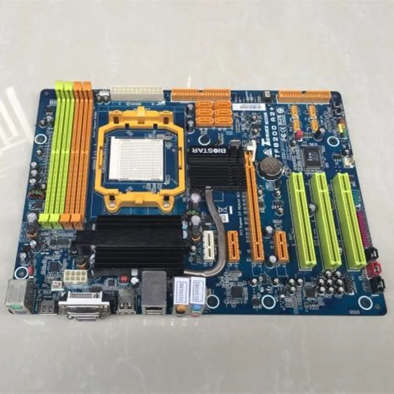 Оригинальная материнская плата для Biostar TF8200 A2 + разъем AM2 DDR2 SATA2 USB2.0 | Компьютеры и