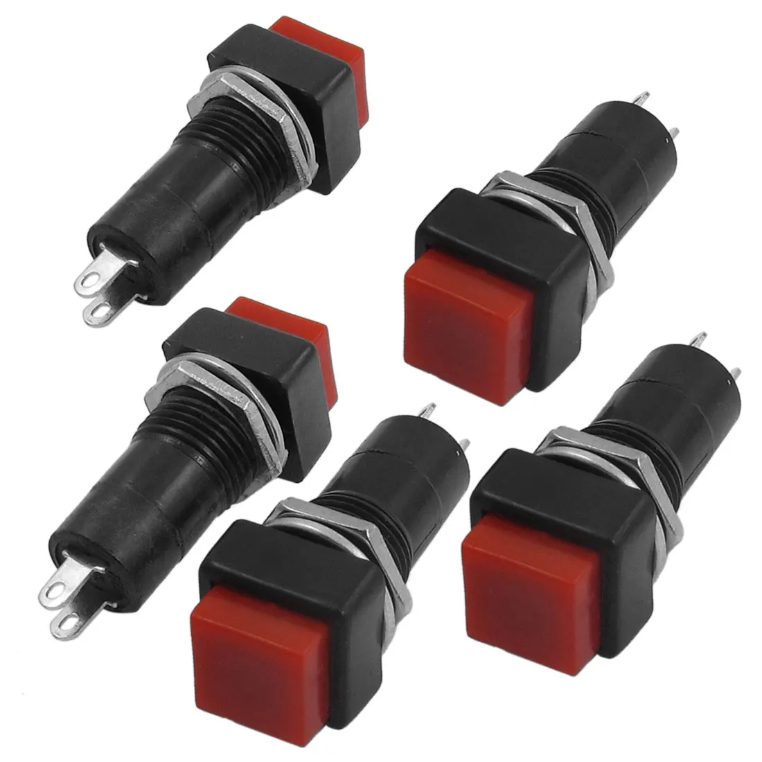 Uxcell 5 Pcs Ac 250V/3A Normally Open Spst Latching Push Button Switch . | 11.4mm | 11.5mm | 11.7mm | 11mm
Uxcell 5 Pcs Ac 250V/3A Normally Open Spst Latching Push Button Switch . | 11.4mm | 11.5mm | 11.7mm | 11mm