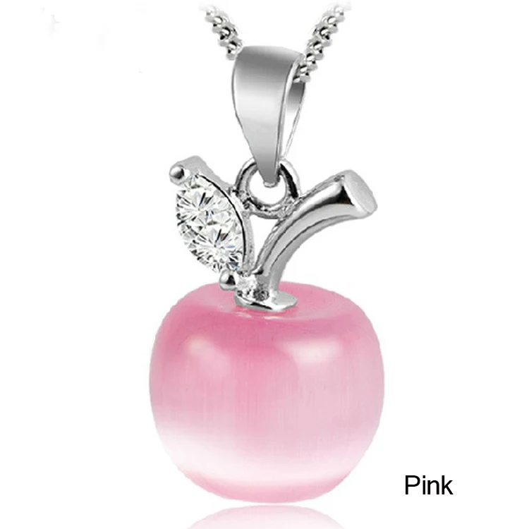 1 PCS Without Chain Cute Kawaii Women Lady Girls Silver Plated Clavicle Pendant Charm Small Apple Opal Pendant
1 PCS Without Chain Cute Kawaii Women Lady Girls Silver Plated Clavicle Pendant Charm Small Apple Opal Pendant