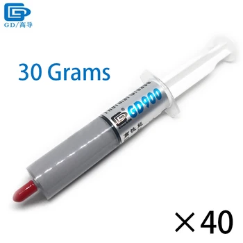 GD900 Thermal Conductive Grease Paste Silicone Plaster Heat Sink Compound 40 Pieces Net Weight 30 Grams High Performance SY30
GD900 Thermal Conductive Grease Paste Silicone Plaster Heat Sink Compound 40 Pieces Net Weight 30 Grams High Performance SY30