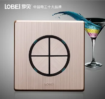Free Shipping,4 Gangs 2 Way,Luxury Champagne Brushed Switch,Push Switch,110~250V Pressure Button Switch, LED, Wall Light Switch
Free Shipping,4 Gangs 2 Way,Luxury Champagne Brushed Switch,Push Switch,110~250V Pressure Button Switch, LED, Wall Light Switch