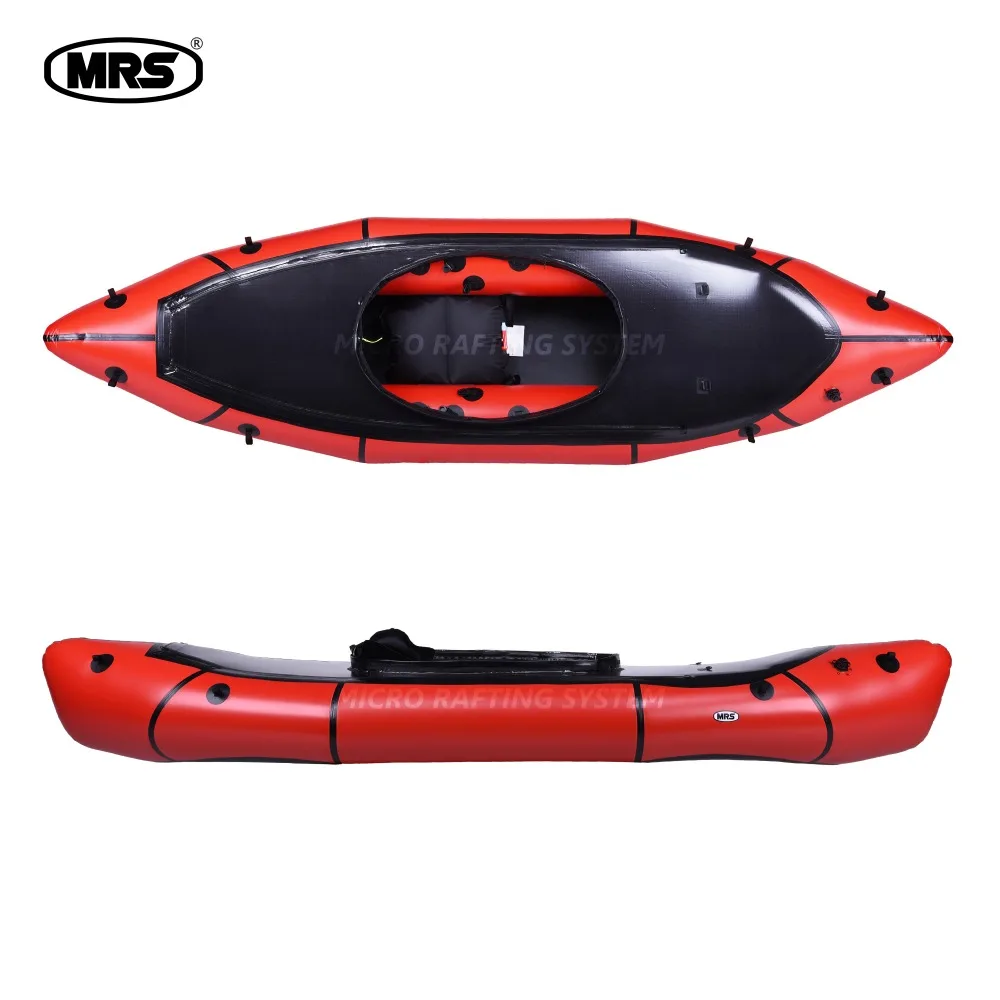 

[MRS][Nomad S1D]Micro rafting systems red ultra-light inflatable packraft Kayak boat fastest speed