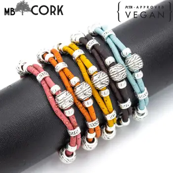 colorful cork with beads bracelet,cork handmade friendship women bracelet adjustable BR-423-MIX-5
colorful cork with beads bracelet,cork handmade friendship women bracelet adjustable BR-423-MIX-5