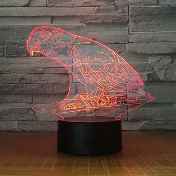 LED bird 3d creative 7 color night light acrylic touch personality table lamp atmosphere lamp 1666
LED bird 3d creative 7 color night light acrylic touch personality table lamp atmosphere lamp 1666