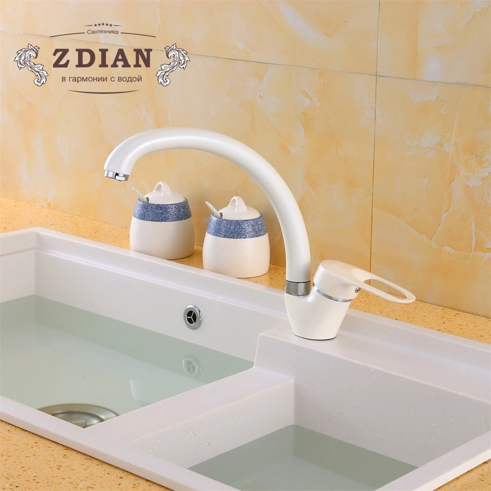 Black and White Paint Kitchen Faucet Bend Pipe 360 Degree Rotation with Water Purification Features Single Handle
Black and White Paint Kitchen Faucet Bend Pipe 360 Degree Rotation with Water Purification Features Single Handle