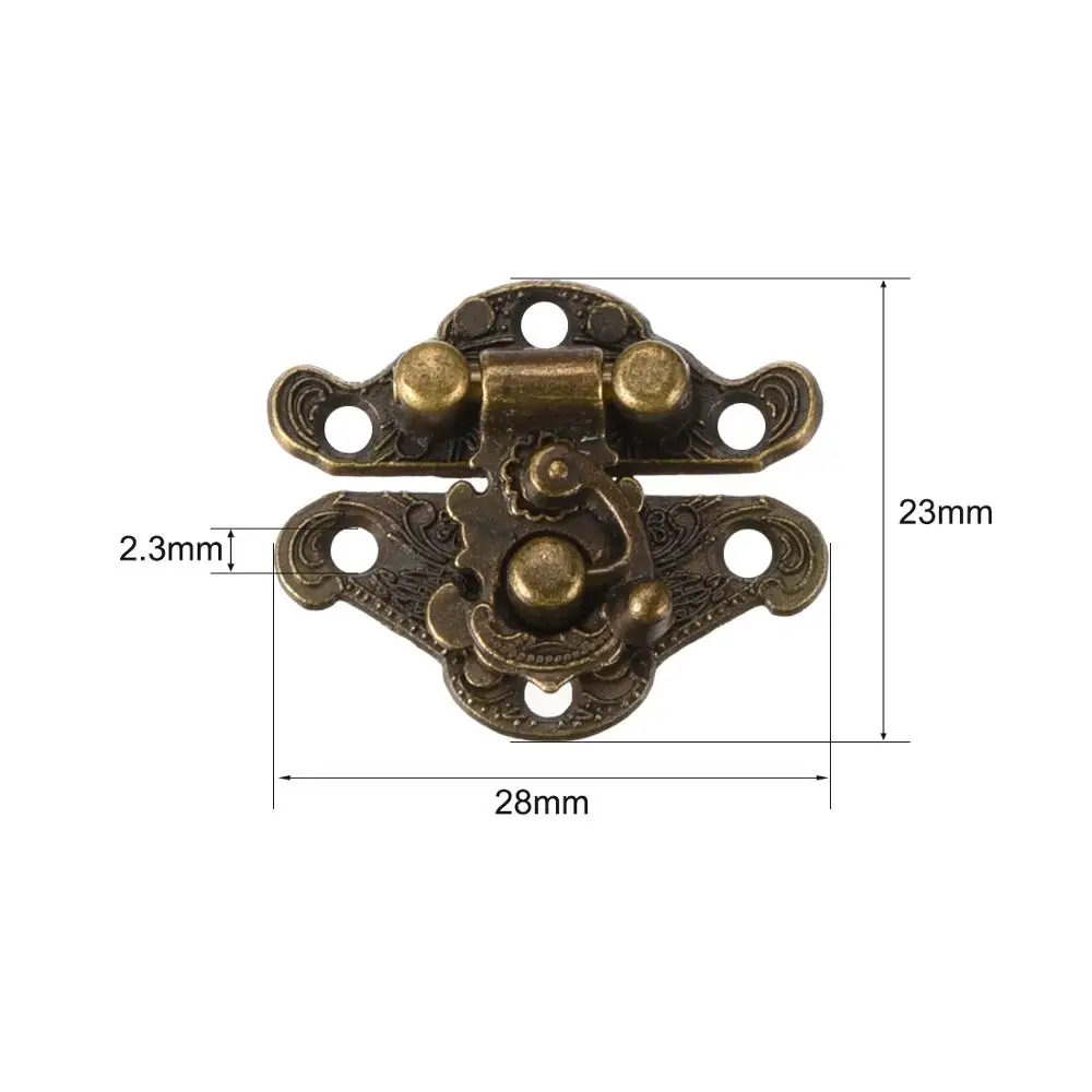 Uxcell 5 Sets Antique Bronze Furniture Hardware Box Latch Hasp Toggle Buckle Wood Case Chest Box Rectangle Clasp Closure Hasp
Uxcell 5 Sets Antique Bronze Furniture Hardware Box Latch Hasp Toggle Buckle Wood Case Chest Box Rectangle Clasp Closure Hasp