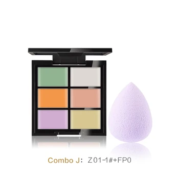 2sets,3sets/lot One puff + one makeup brush + 6 Colors Concealer Makeup Palette Concealer Face Primer
2sets,3sets/lot One puff + one makeup brush + 6 Colors Concealer Makeup Palette Concealer Face Primer