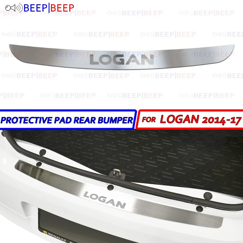 Rear guard bumper for Renault Logan 2014-2017 rear bumper protection trim cover pad scuff sill car styling
Rear guard bumper for Renault Logan 2014-2017 rear bumper protection trim cover pad scuff sill car styling