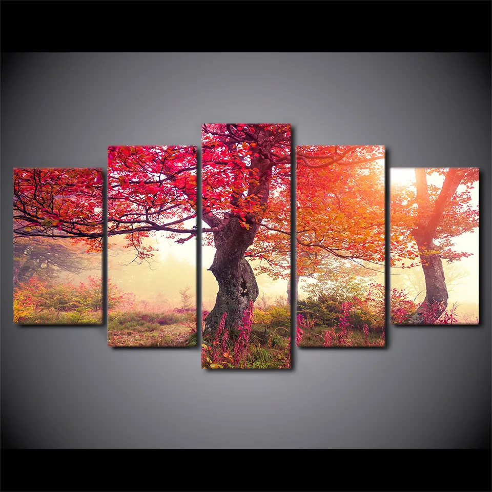 5 Pcs/Set Modern Home Wall Art Decor Framework Pictures Seasons Autumn Trees Landscape HD Printed Canvas Poster Painting
5 Pcs/Set Modern Home Wall Art Decor Framework Pictures Seasons Autumn Trees Landscape HD Printed Canvas Poster Painting