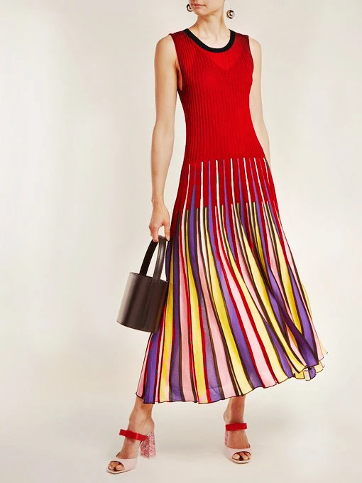Halinfer 2018 Summer new hot style sleeveless O-neck Striped bandage Rayon Bohemian A-Line Dress
Halinfer 2018 Summer new hot style sleeveless O-neck Striped bandage Rayon Bohemian A-Line Dress