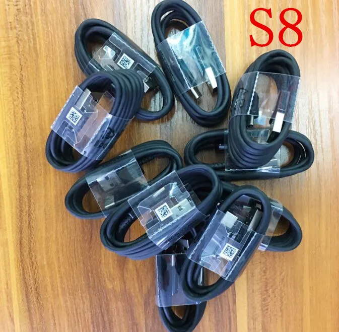100Pcs 100% Genuine Original S8 USB Black/White Type-C 1.2M fast Charing Data Sync Cable For Samsung S8 Note 7 8 S8 plus USB C
100Pcs 100% Genuine Original S8 USB Black/White Type-C 1.2M fast Charing Data Sync Cable For Samsung S8 Note 7 8 S8 plus USB C