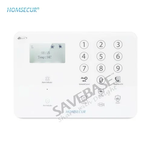 HOMSECUR Wireless&wired 4G/3G/GSM LCD Home House Alarm System with Panic Button for DIY
HOMSECUR Wireless&wired 4G/3G/GSM LCD Home House Alarm System with Panic Button for DIY
