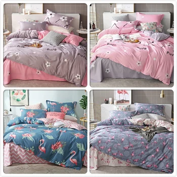Flamingo Pattern 3pcs Duvet Cover Sets Single Queen King Size Soft Cotton Kids Child Bed Linen Quilt Pillow Case 150x200 180x220 
Flamingo Pattern 3pcs Duvet Cover Sets Single Queen King Size Soft Cotton Kids Child Bed Linen Quilt Pillow Case 150x200 180x220