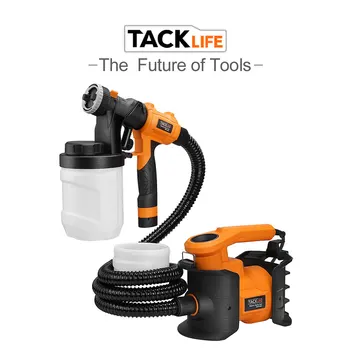 Tacklife SGP16AC 6.5Amp 1100ml/min Professional Adjustable Valve Knob Spray Gun 3 Spray Patterns Nozzle Detachable Spray Gun
Tacklife SGP16AC 6.5Amp 1100ml/min Professional Adjustable Valve Knob Spray Gun 3 Spray Patterns Nozzle Detachable Spray Gun