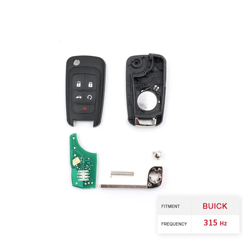 Dzanken 5 Buttons Remote Car Key 315MHz for Buick Buick Chevrolet GMC FCC: OHT01060512& Transponder Chip & Uncut Blade
Dzanken 5 Buttons Remote Car Key 315MHz for Buick Buick Chevrolet GMC FCC: OHT01060512& Transponder Chip & Uncut Blade