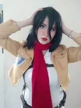 HAIRJOY Jet-Peluca de Cosplay, pelo sintético recto corto, fibra resistente al calor, color negro