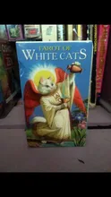 Juego de mesa de alta calidad, Nuevo Tarot de gatos blancos, oráculo, Inglés completo, fiesta familiar