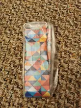 Reloj de papel con patrón de cuadrados de colores para mujer, correa de papel DuPont duradera, relojes de pulsera con pantalla Digital, regalo para novia