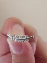 Pendientes de hojas Punk bohemio trepadores de oreja para mujer, hoja de planta flor y estrellas, pendiente de tuerca, joyería bonita para niña, Mini arete de oreja oorbellen