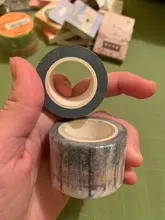 Cinta adhesiva decorativa para manualidades, cinta adhesiva japonesa de varios colores para decorar álbumes de recortes, artículos de papelería con etiquetas