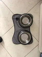 Mantel Individual de algodón para mascotas esterilla para comida de Mascota, almohadilla de alimentación para perros y gatos adecuada para mascotas medianas y pequeñas, evita que el agua y los alimentos se derramen