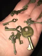 10 Uds. De colgantes de Metal Vintage con dos colores variados para fabricación de joyería Diy, joyería hecha a mano