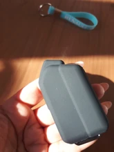 LCD bidireccional mando A distancia de silicona funda con cadena para llave, para Sher-khan Mobicar A Mobicar B versión rusa, sistema de alarma para coche de 2 vías