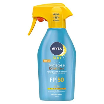 Spray Sun Protector Protege & Broncea Nivea SPF 50 (300 ml)
Spray Sun Protector Protege & Broncea Nivea SPF 50 (300 ml)