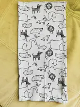 Bufanda de algodón para niños, niñas y bebés, con dibujo de dinosaurio, 100%, anillo redondo, para el cuello, cálida, para primavera, otoño e invierno, nueva