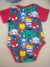 Body de moda para bebés recién nacidos, mono con estampado de dibujos animados de superhéroes, trajes de algodón, ropa de verano, 2019