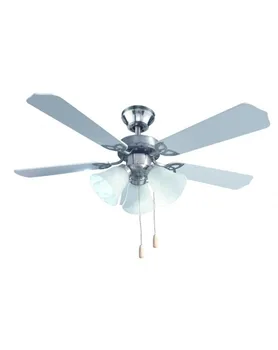 CEILING FAN, 3 LAMPHOLDER LIGHT E27 5 BLADES (3 SPEED). WHITE METAL. Ref. 42402-3WH
CEILING FAN, 3 LAMPHOLDER LIGHT E27 5 BLADES (3 SPEED). WHITE METAL. Ref. 42402-3WH
